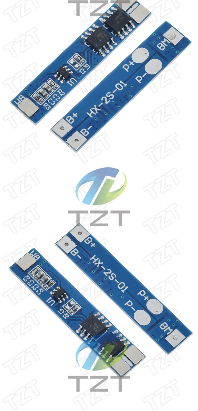 Tzt 2s 5a 7,4 Lithium-Batterie lades chutz platinen modul Ladegerät 8,4 V V Pad-Modul Hochs trom schutz – Detail 5