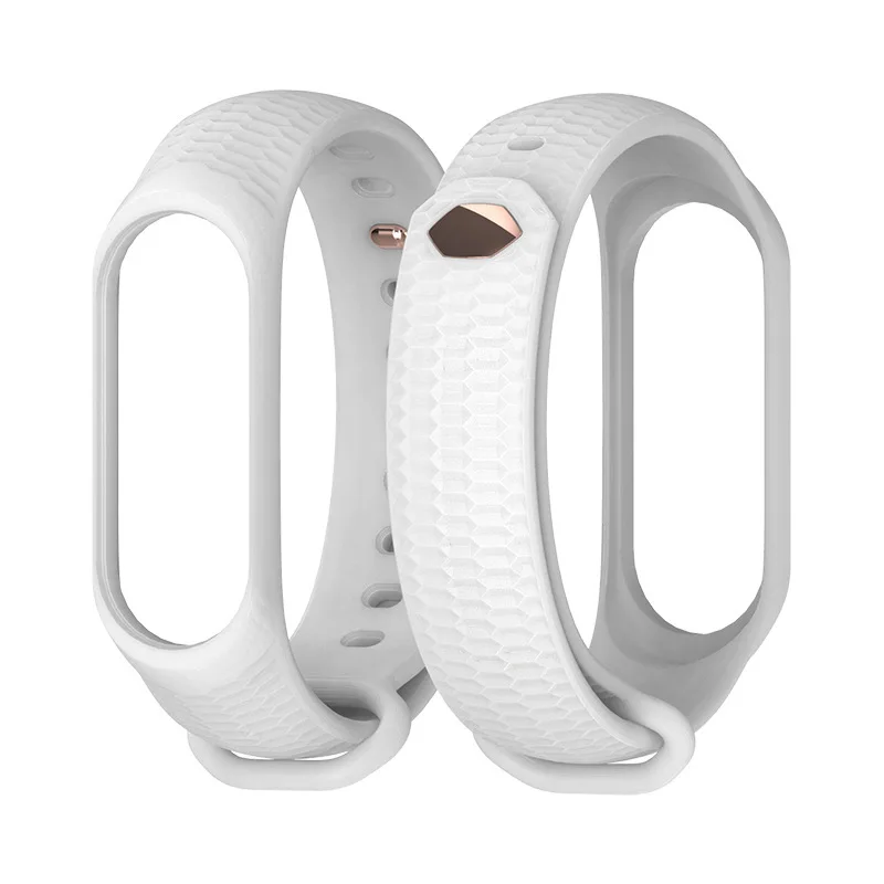Ремешок силиконовый для Xiaomi Mi Band 3 спортивный браслет смарт часов 4
