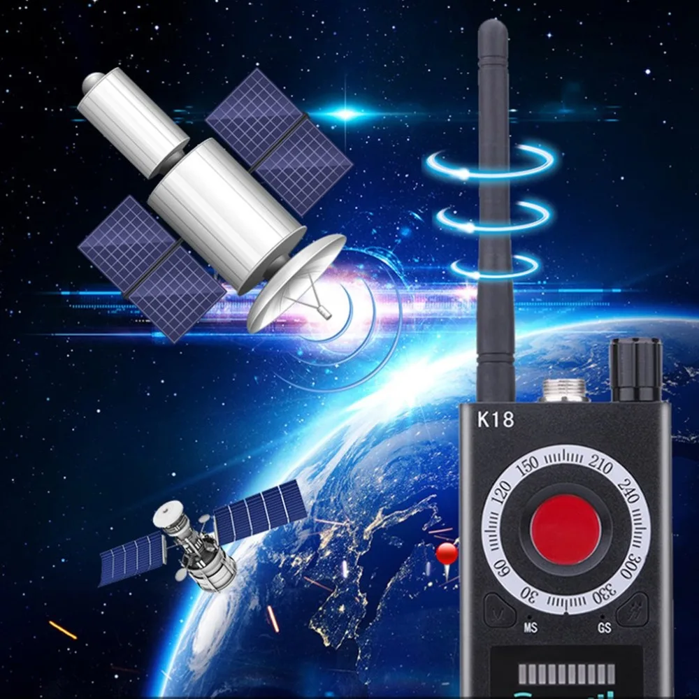 Изысканно разработанный прочный RF детектор сигнала Анти-Шпион детектор камеры K18 GSM аудио ошибка искатель gps сканирования