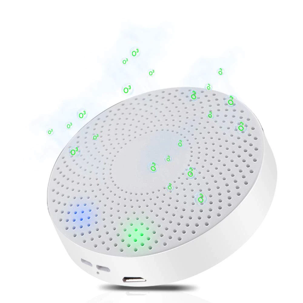 

Portable Mini Ozone Generator Air Purifier O3 Sterilizer for Odors Eliminating Travelling Outdoor Room