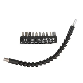 

30cm 1/4 Drill Hex Shank Bits Electronic Drilling Accessory Flexible Shaft Kit
