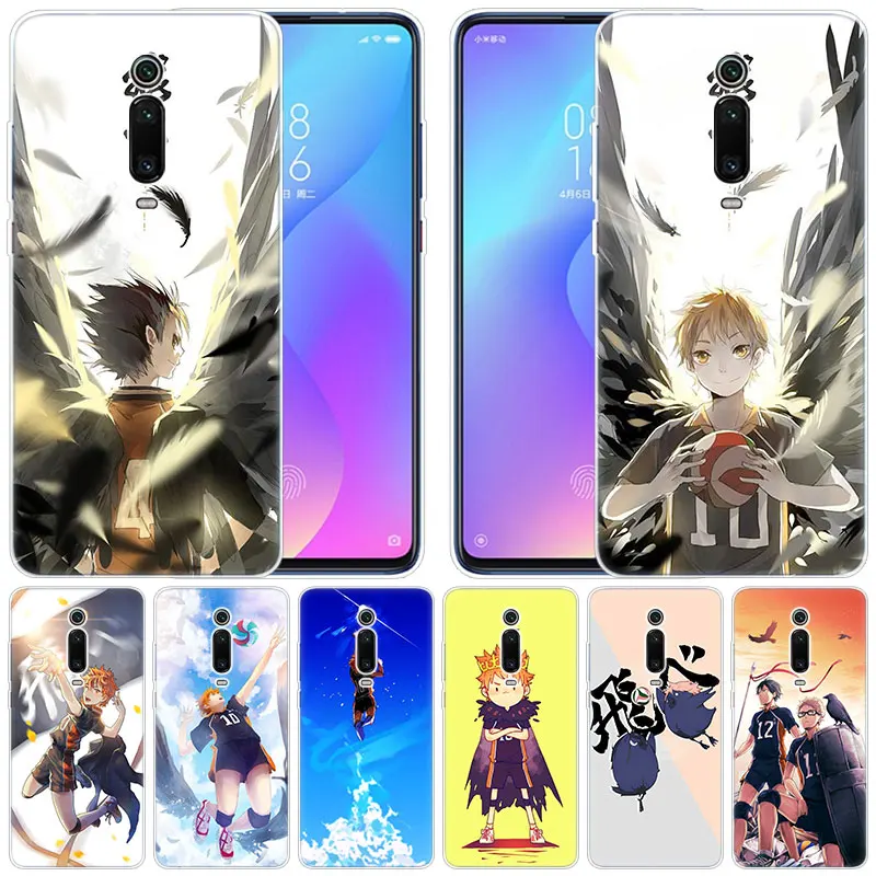 Роскошный силиконовый чехол Аниме Haikyuu для волейбола Xiaomi Pocophone F1 Mi 9T Pro CC9 CC9E 9 9SE 8 A3