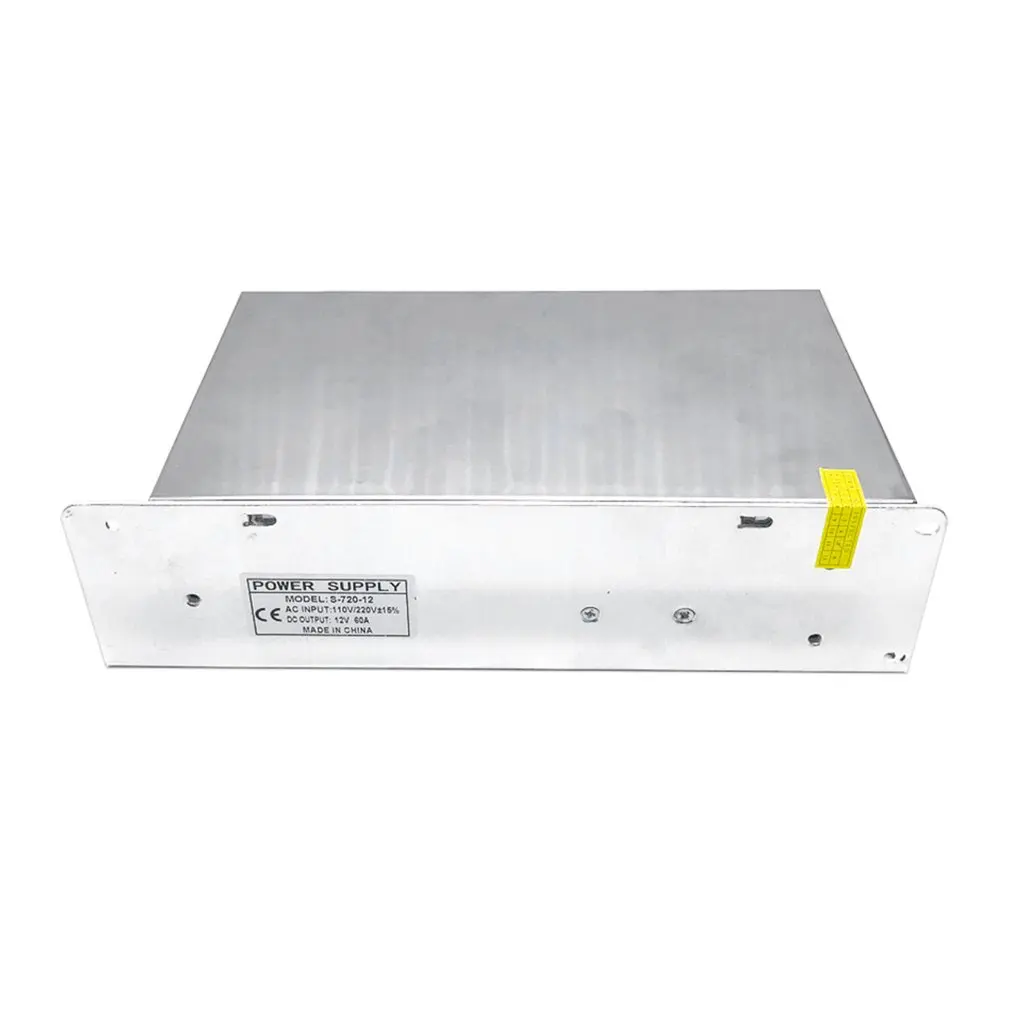 AC 110 V-220 V к DC 12V 60A 720W переключатель питания Драйвер адаптер Светодиодная лента светильник импульсный источник питания трансформатор