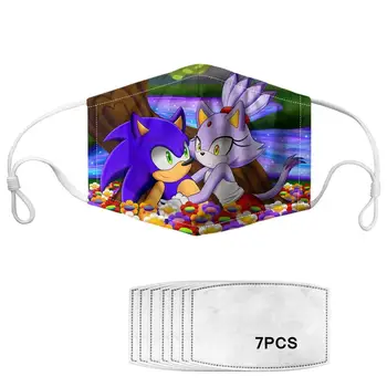 

Fashion Kids Children Mouth Mask 2020 Fashion Cartoon sonic hed Girls Adjustable Masks Masker For Boys School Men Wholesale