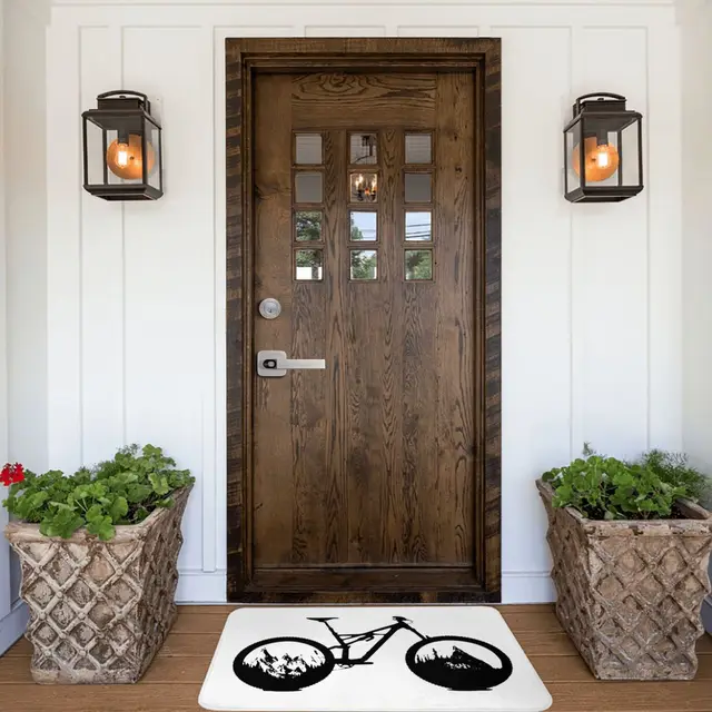 Lownhill --- Mtb Doormat Szőnyeg Lábfajta Poliészter Nem Csúszás Vízolaj-Igazolás Konyha Hálószoba Erkély Rajzfilm - Image 5