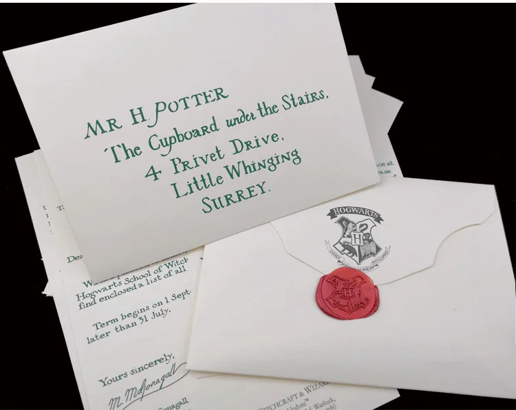 Горячая Распродажа, Hp Admission Letter of Hogwartss, фигурки, игрушка Harri, платформа 9, 3/4, поезд, билеты, игрушки для фанатов, детские подарки