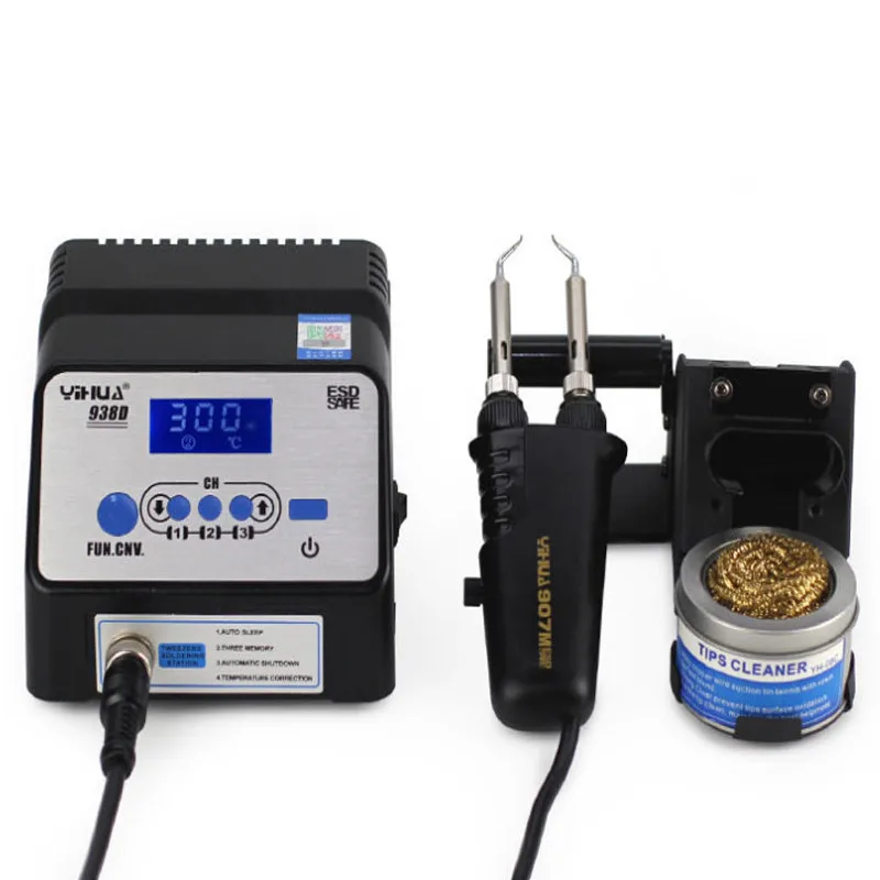 

220V YIHUA 938D LED Display Soldering Station, YIHUA 938D Solder iron