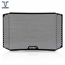 Special Price Motorcycle CNC Aluminum Radiator Guard Grille Cover Cooler Protector moto For Triumph Street Triple RX Radiator Guard 2015 2016