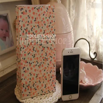 

40pcs Gift Paper Bag Japanese Floral lower Flat DIY Packing party Vintage wholesale 23*13*8cm