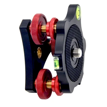 

VELEDGE LP-64 Tripod Leveling Base with 3 Adjustment Dials for Camera Tripod