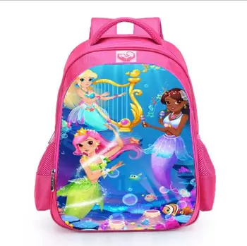

Little Mermaid Princess Backpack Children School Bag Schoolbag Kindergarten Preschool Elementary School Backpacks for Girl