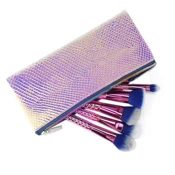 

Cosmetic Bag Makeup Bag Toiletry Travel Bag Handy Holographic Bag Protable Wash Pouch Waterproof Zipper Handbag Carry Case Organ