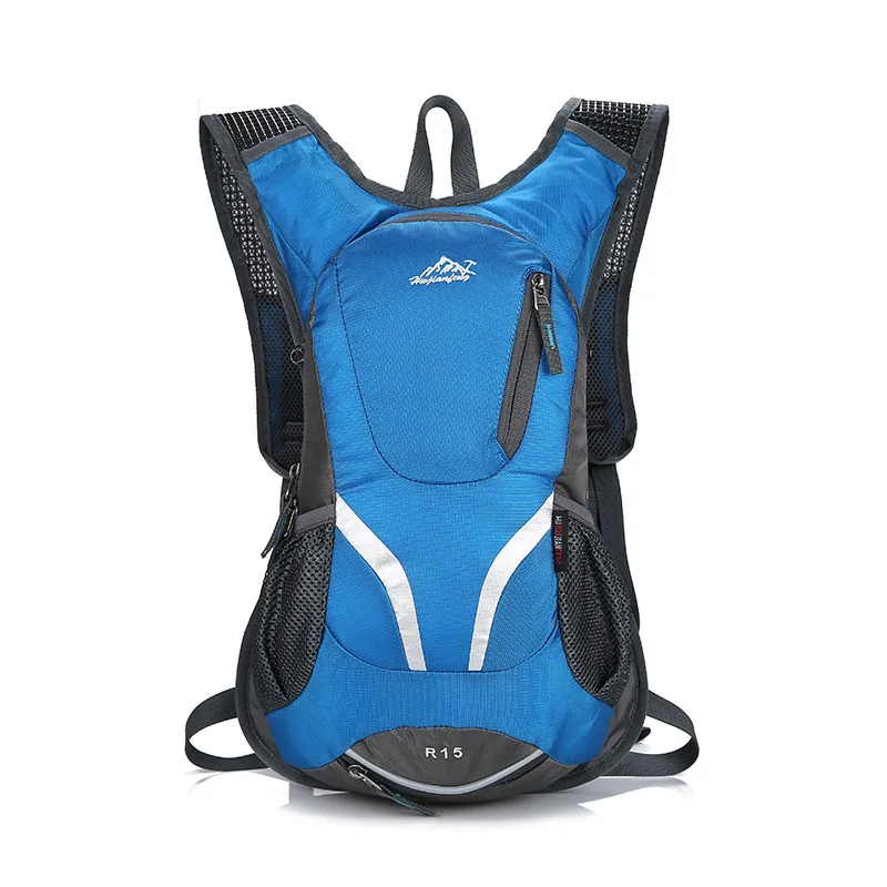 Сумка для воды на открытом воздухе, гидратационный рюкзак для кемпинга, походов, спортивная сумка для верховой езды, светоотражающая велосипедная сумка для воды, водонепроницаемый контейнер - Цвет: Blue