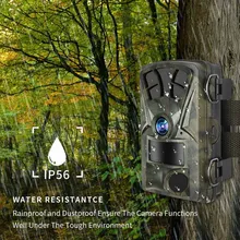 Дикая камера 1080P 16 МП большая инфракрасная камера ночного видения с датчиком движения охотничья игровая камера фото-ловушка для охоты на диких кошек
