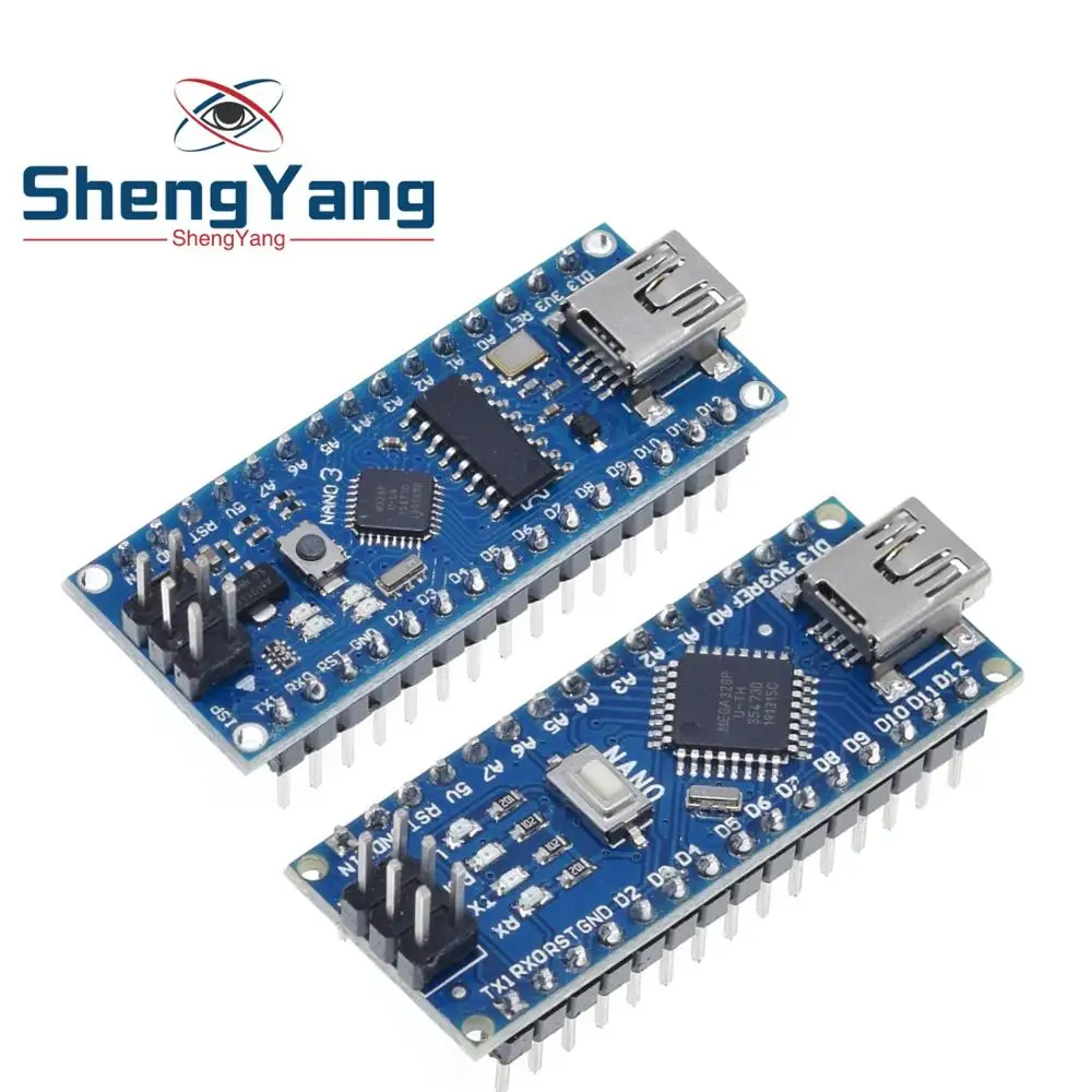 1 шт. Mini-USB с загрузчик Nano 3,0 контроллер совместим для arduino CH340 драйвер USB 16 мГц NANO V3.0 Atmega328 хорошее