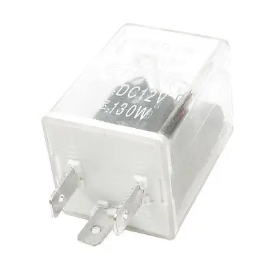 

Car Transparent Flash Relay 3 Pin DC 12V 130W for Turn Singal Light