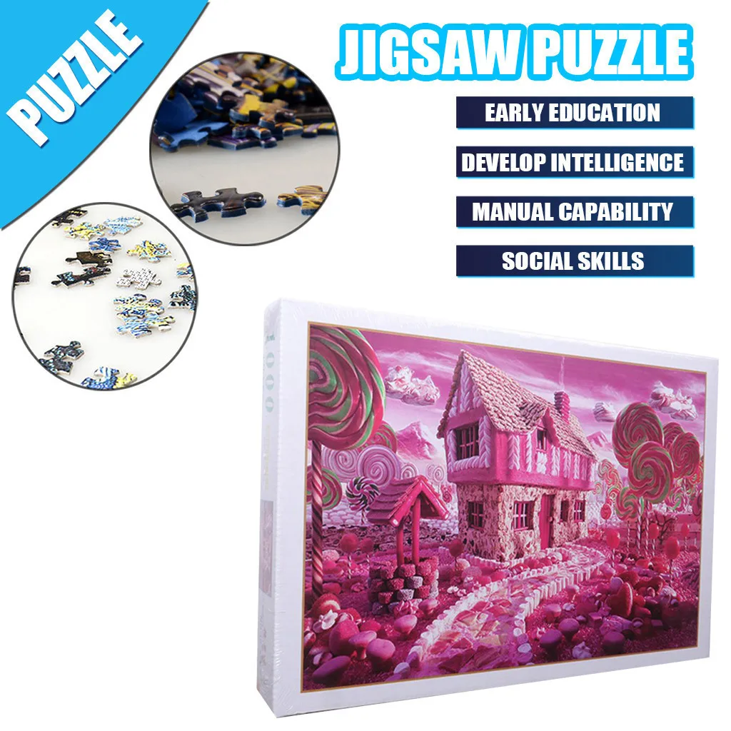 

Puzzle Toy 2020 Top Adult Children Puzzle Holiday Gift Puzzle Toy 1000PC Puzzle Landscape Pattern Jigsaw Puzzles Puzzel Enigma