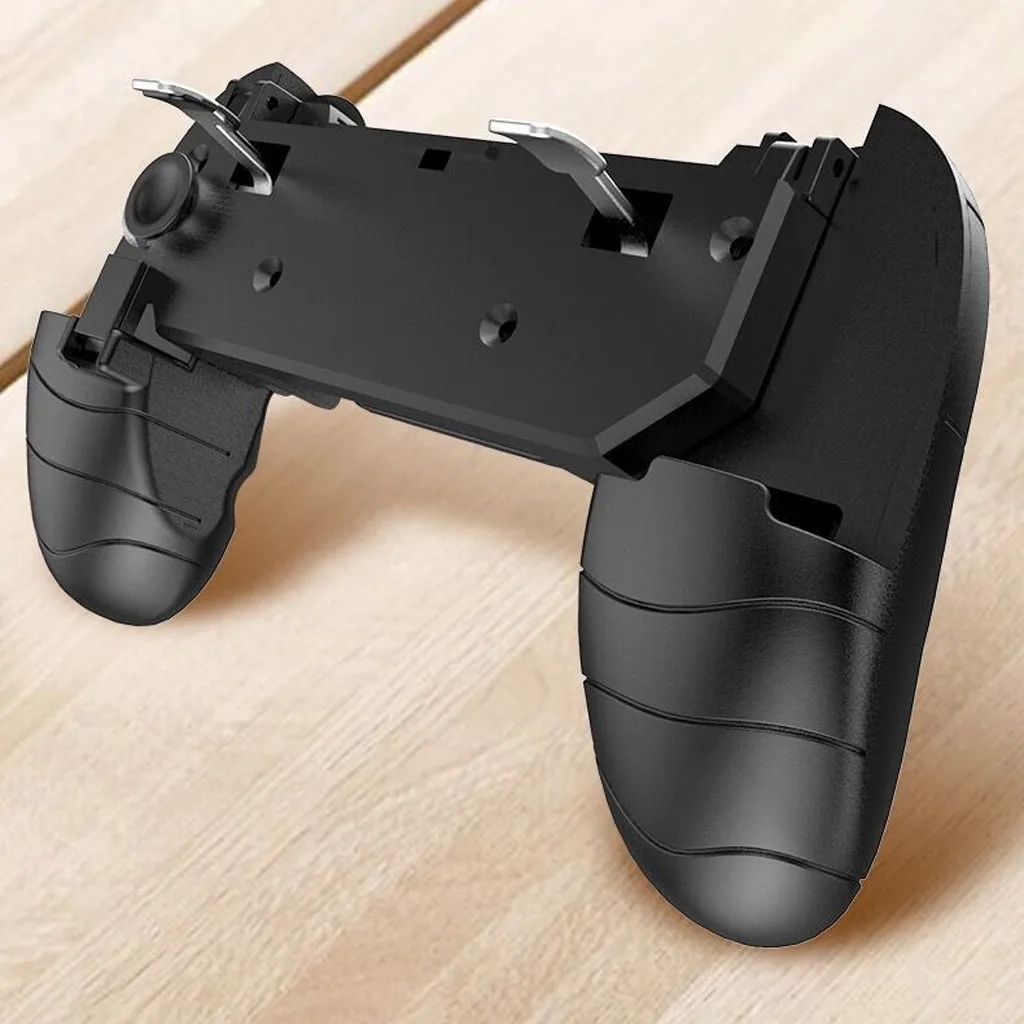 Black Для PUBG Moible контроллер геймпад Aim Fire L1 R1 триггеры для PUGB мобильный игровой коврик ручка L1R1 Джойстик Геймпад ручка 1112#2 - Color: Black
