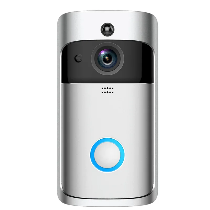

Intelligent Visual Doorbell Wireless WiFi Home Remote Control Intercom Infrared Night Vision Monitor High-definition Camera Sens