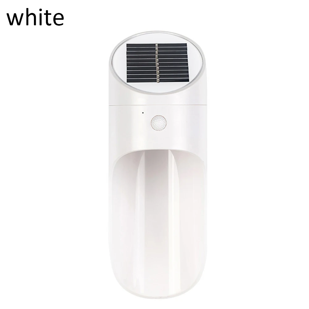 

Human Body Induction LED Solar Wall Light Outdoor Energy-Saving Waterproof Garden Light Solar Lighting Street Light White Shell