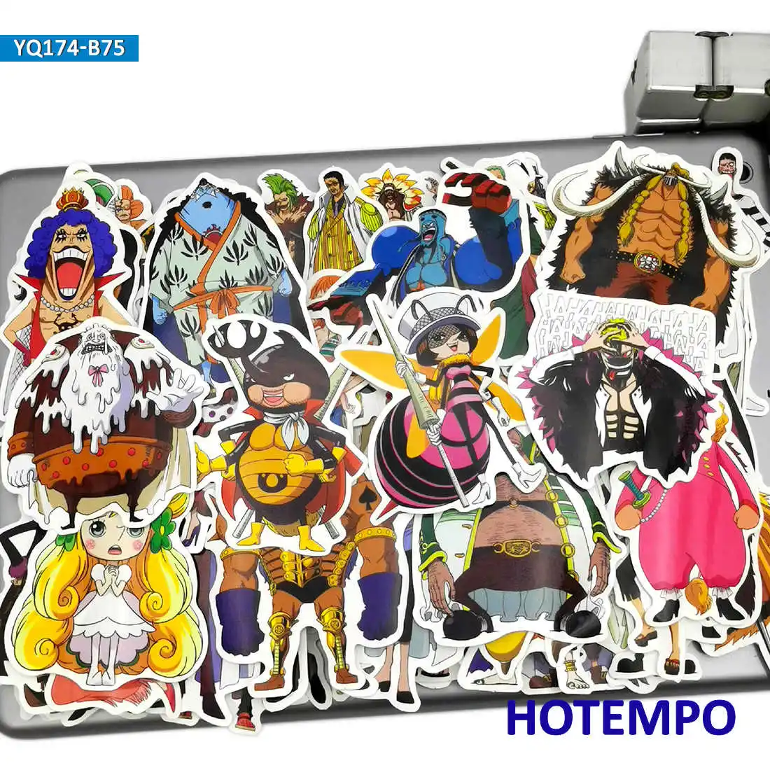 60 шт. японский аниме one piece Луффи Зоро Нами и Чоппер ТВ мультфильм наклейки детский, для мобильного телефона ноутбука багаж чехол комические наклейки