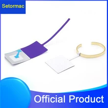 Бирка для ювелирных изделий 1000 шт. eas Защитная этикетка 3x3 см для RF8.2Mhz eas системы