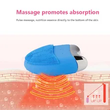 3 в 1 USB 3 режима перезаряжаемое Силиконовое очищающее устройство для лица устройство для подтяжки кожи и лифтинга против морщин уход за лицом