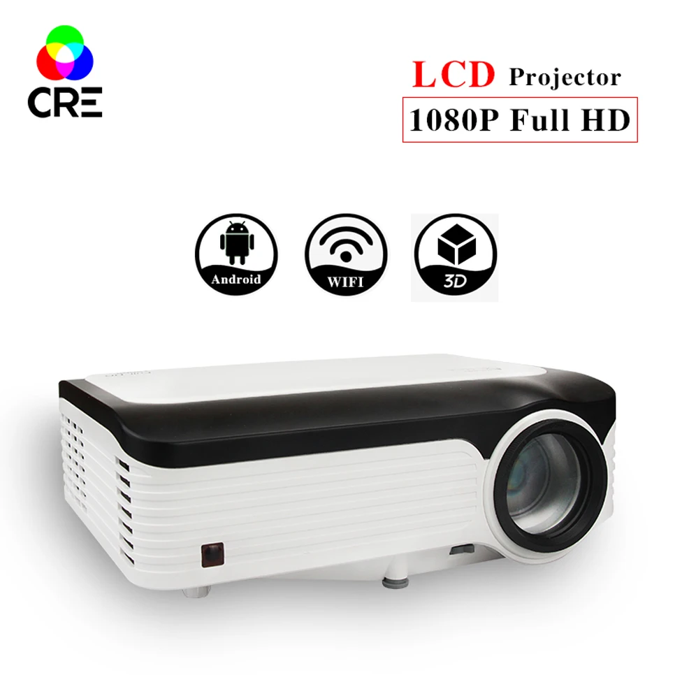 Tablet Projector For School Home Office Portable Beamer Android Wifi Proyector  4k FULL HD  Projector