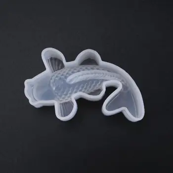 

Transparent Silicone Mold Decorative Resin Mould DIY Crafts Pendant Making Fish Shape Epoxy Molds