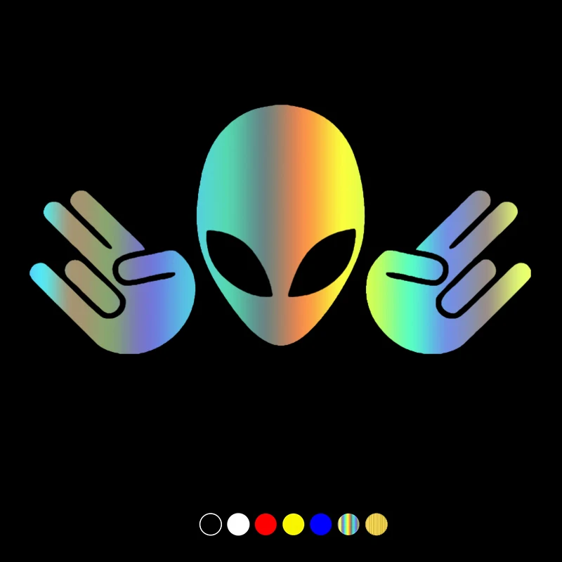 30391 #20X10 Cm Adesivo Per Auto Alien Shocker Car Decal Adesivi Impermeabili Su Auto Camion Paraurti Lunotto Posteriore Vinile Fustellato