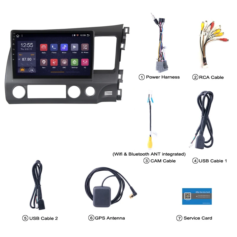 Flash Deal Top Android 9 PX6 4G+64G Car GPS Navigation For RHD Honda civic 2004-2011 right hand Support Stereo Audio Radio Video Bluetooth 2020 5 Flash Deal Top Android 9 PX6 4G+64G Car GPS Navigation For RHD Honda civic 2004-2011 right hand Support Stereo Audio Radio Video Bluetooth 2020 5