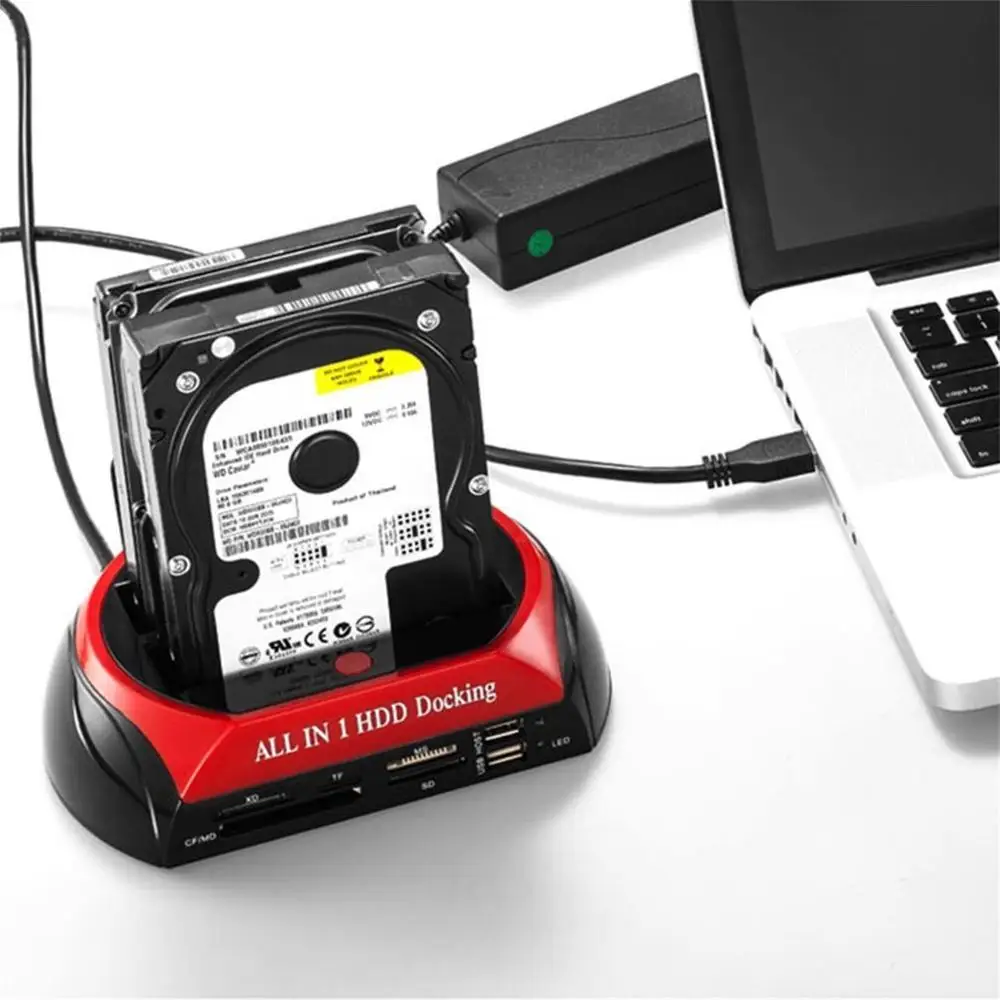 Многофункциональный Док станция для жесткого диска с двумя портами USB 2 0 5/3 5
