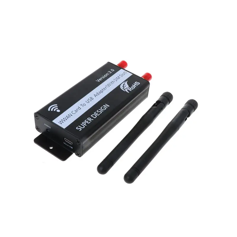  PCI-E Mini PCI-Express to USB Adapter With SIM Card Slot for WWAN/LTE Module J6PB