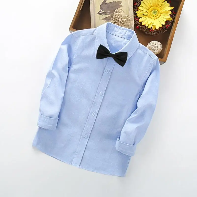 Boys' Long Sleeve School Shirt 4