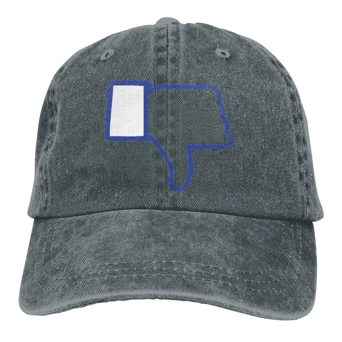 Thumbs больших размеров для поролоновой сетки грузовик Регулируемый Бейсбол шапки джинсовые Шапки