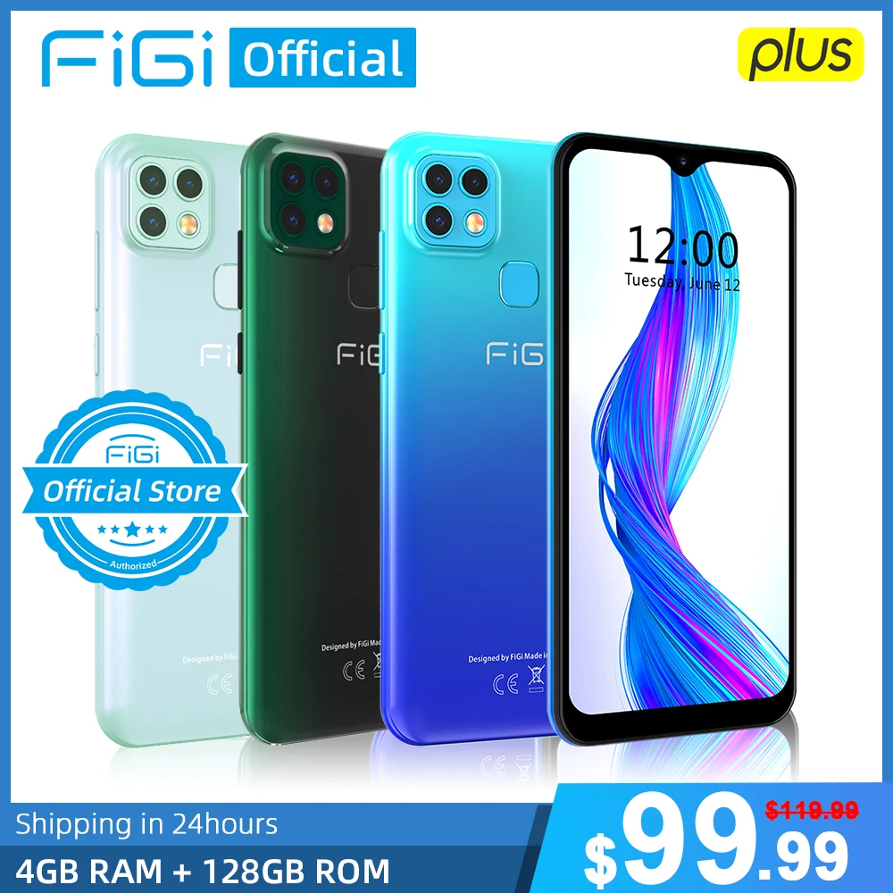 Телефон FIGI Note 1 pro 4 Гб ОЗУ 128 ПЗУ телефон с тройной камерой 16 МП дисплей 6 дюйма