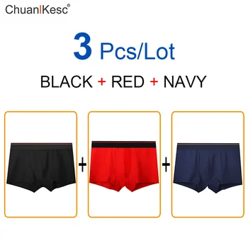 

3 pcs/lot Men's boxer pants youth sports underpants pure cotton sweat absorbing big u-pouch sexy boy's underpants
