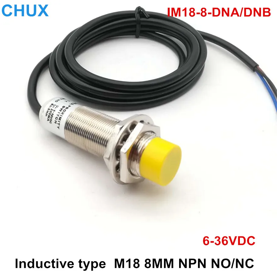 NPN NO Capacitive Proximity Sensor 8mm Distance CM18-8-DNA Non-flush LED Level Capacitance Switch | Обустройство дома