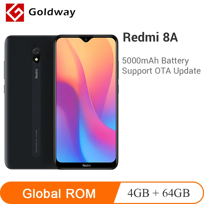Оригинальный Смартфон Xiaomi Redmi 8A 8 A 4 Гб ОЗУ 64 ПЗУ мобильный телефон Восьмиядерный