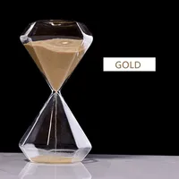 5 15 30 Minutes Diamond Hourglass Timer Desk Table Sand Clock Home Hourglass Decorative Sand Timer
