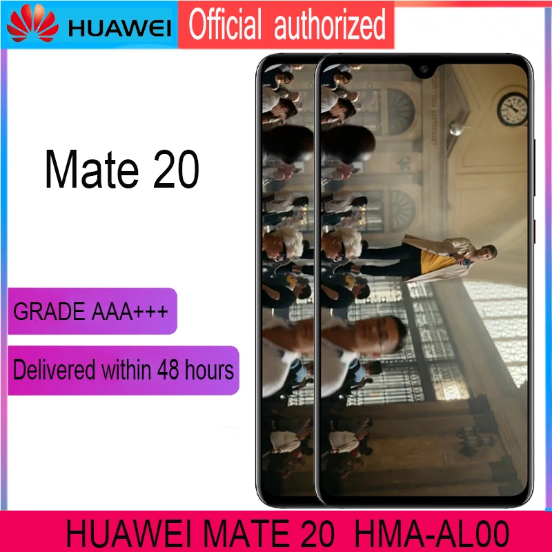 

ORIGINAL 6.53'' Display with Frame Replacement for Huawei Mate 20 LCD Touch Screen Digitizer Assembly HMA-l29