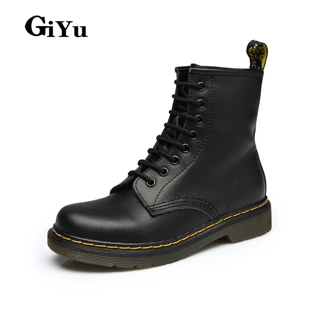 

2019 boots women's leather shoes winter shoes women's shoes casual spring leather round head high boots women's ankle boots