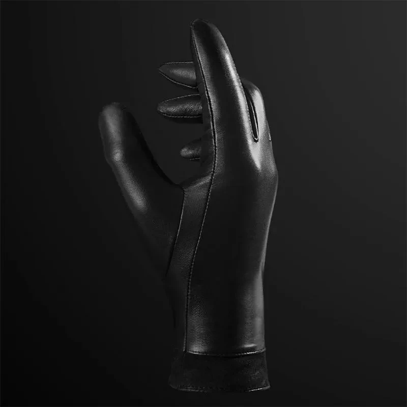 Новинка, Xiaomi Mijia Qimian, овечья кожа, сенсорный экран, перчатки для пальцев, водонепроницаемые, испанские, сырая мягкая кожа, теплые зимние, для женщин, мужчин, для вождения