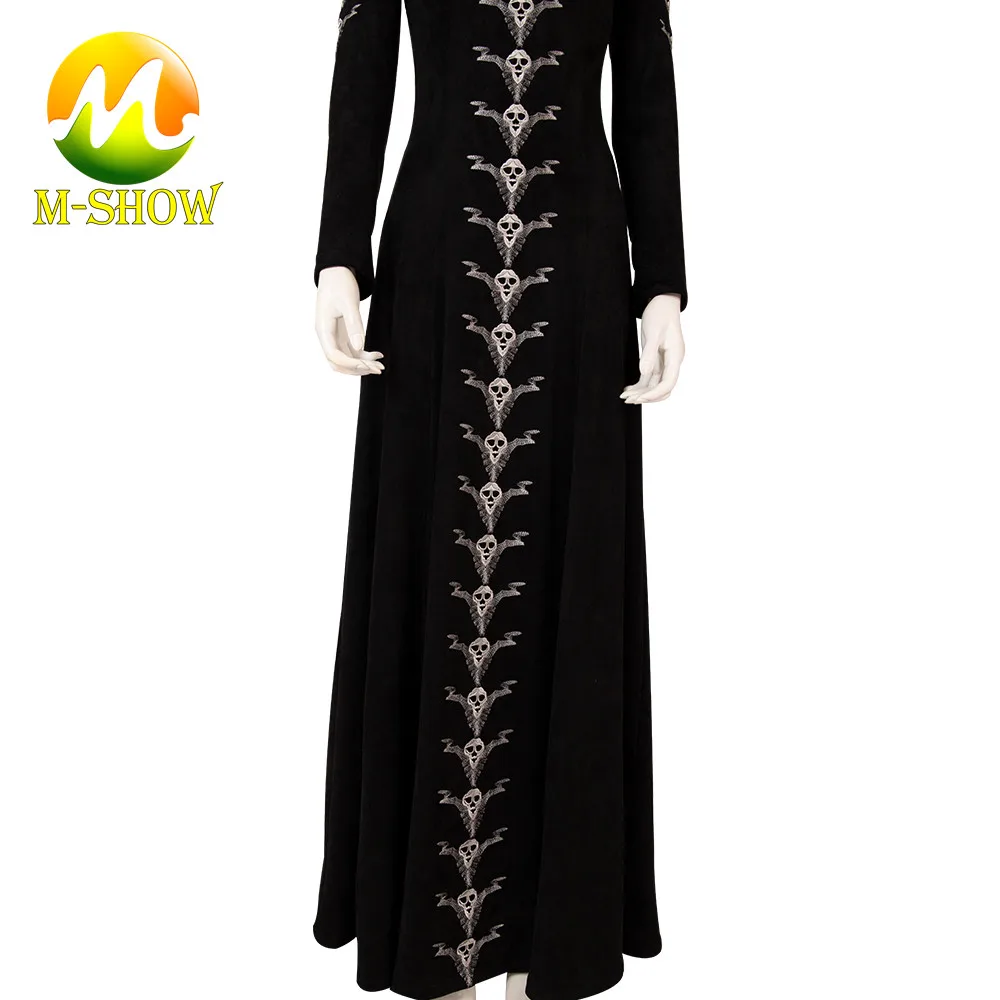 Maleficent Mistress of Evil 2 Косплей Костюм малифисенты косплей платье Хэллоуин косплей ведьма Черное длинное платье на заказ