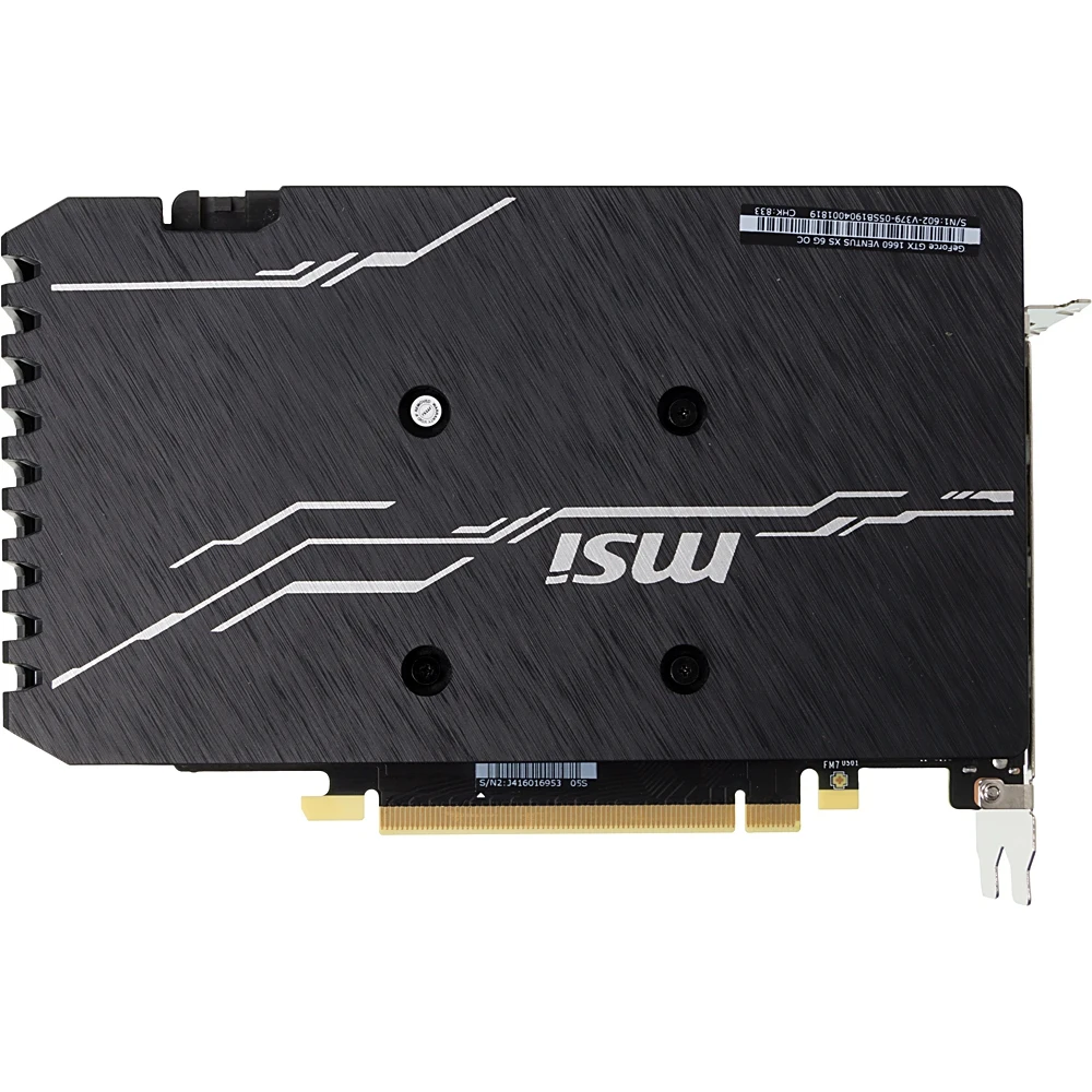 Видеокарта MSI nVidia GeForce GTX 1660, GTX 1660 VENTUS XS OCV1