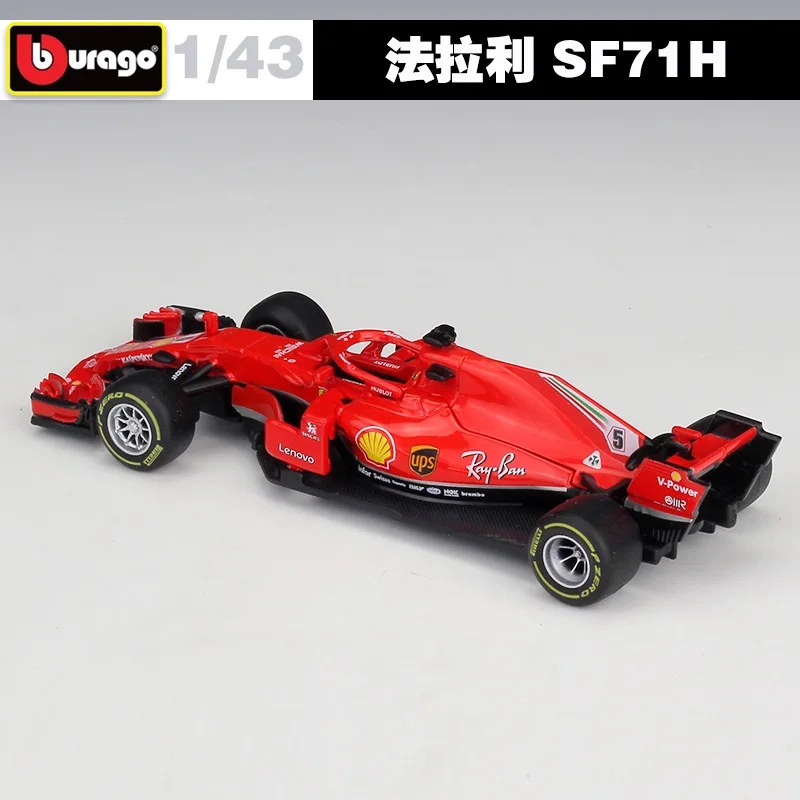 1:43 Bburago F1 и гонки SF71H SF70 SF16 S14T F21012 литья под давлением модель автомобиля