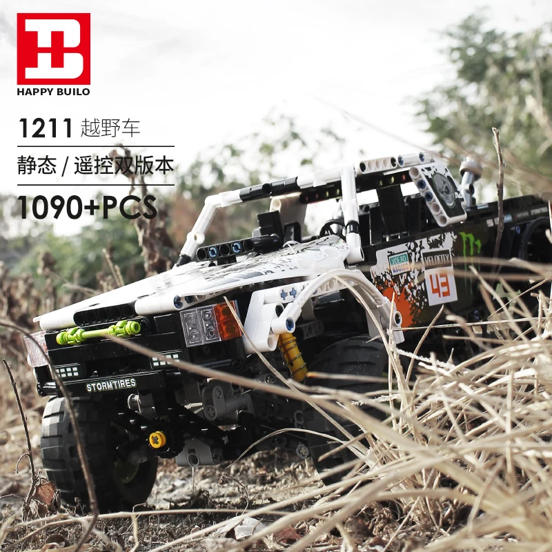 

MOC RC Buggy Technic Series Off Road Vehicle All Terrain Climbing Truck Car Model Building Blocks Educational Bricks Kids Toys