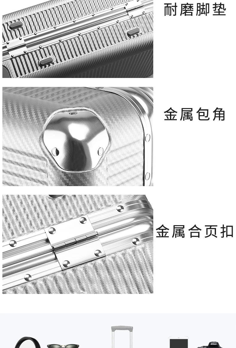Популярный чемодан на колёсиках, роскошная алюминиевая рама, Спиннер, сумка на колесиках, чемодан, сумка для мужчин и женщин, деловая дорожная сумка