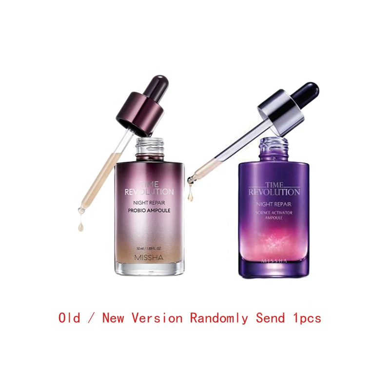 Billig MISSHA Zeit Revolution Nacht Reparatur Borabit Ampulle 50ml Gesichts serum Bleaching Anti falten Feuchtigkeits Behandlung Essenz