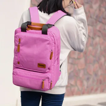 

school bags for teenage girls Couple Models Canvas Backpack Portable Multi-function Large Capacity Student Bag Travel Bag #G2